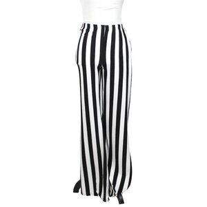 NWT Polly & Esther x Hot Topic Black & White Striped Flare Pants – Plus Size 1
